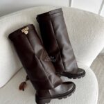 Botas Ebano - Café, Talla 38 - 25,5 cm