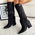 Botas Maison - Negro, Talla 37 - 24,9 cm