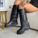 Botas Lyon 2 en 1 - Negro, Talla 36 - 24 cm
