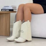 Botines Roma Marfil