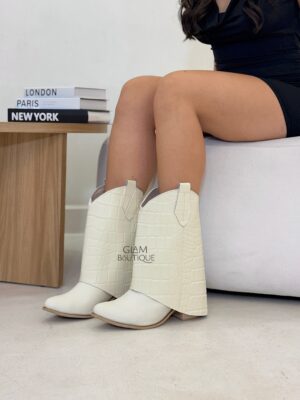Botines Roma Marfil