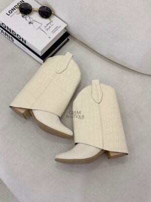 Botines Roma Marfil